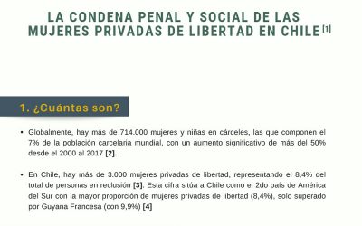 Actualizado: La condena social y penal de las mujeres privadas de libertad en Chile