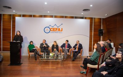 Catalina Droppelmann participa en el lanzamiento del Centro Estadístico Fundación Amparo y Justicia, CEFAJ