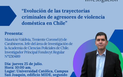 Evolución de las trayectorias criminales de agresores de violencia doméstica en Chile