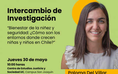 Bienestar de la niñez y seguridad: ¿Cómo son los entornos donde crecen niñas y niños en Chile?