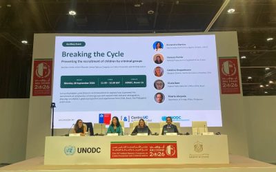 Investigadoras del Centro UC Justicia y Sociedad participaron en el 15° Congreso de las Naciones Unidas sobre Prevención del Delito y Justicia Penal en Abu Dhabi