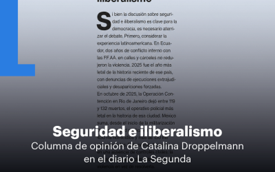 Catalina Droppelmann publicó la columna de opinión «Seguridad e iliberalismo»